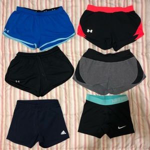 ‼️SOLD ‼️ XS/Small athletic shorts bundle